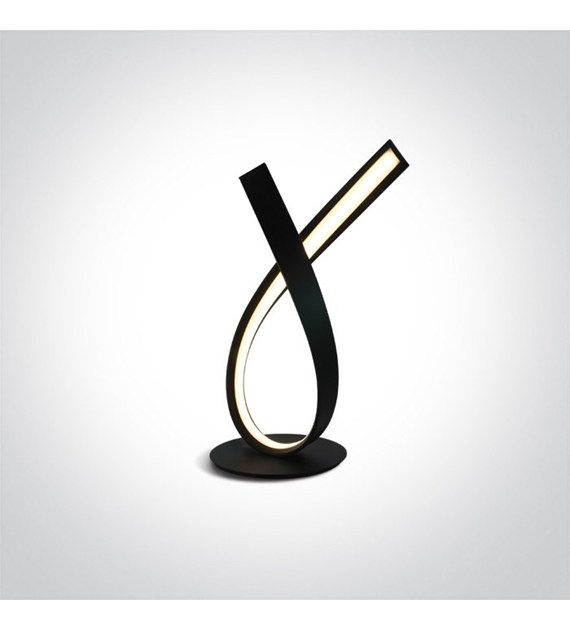 61086/B czarna lampa stołowa ON/OFF LED 12W 230V 3