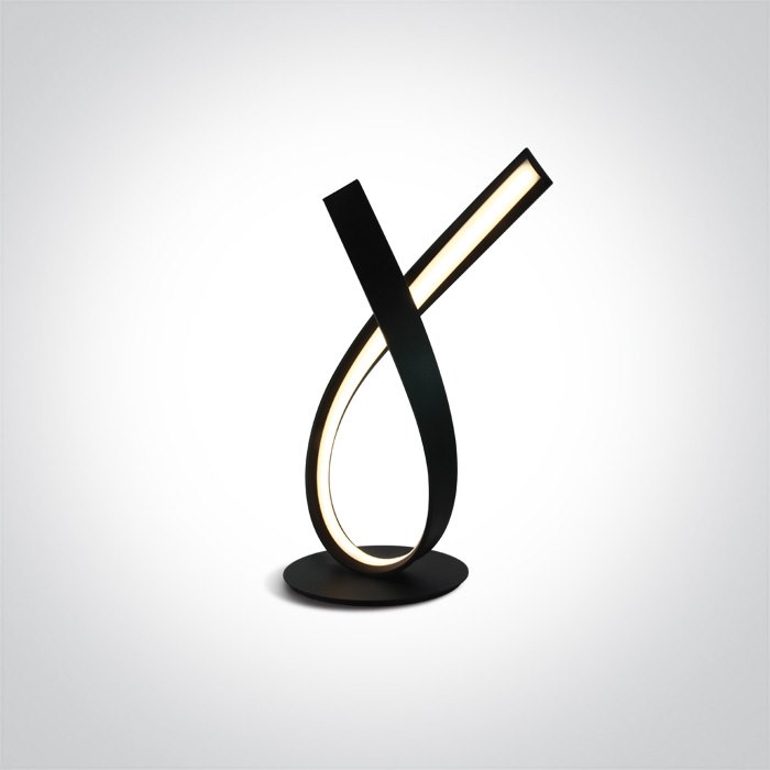 61086/B czarna lampa stołowa ON/OFF LED 12W 230V 3