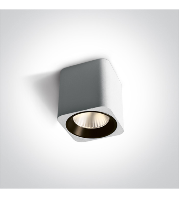 12107KA/W/W Oprawa sufitowa biała LED 3K 7W IP20