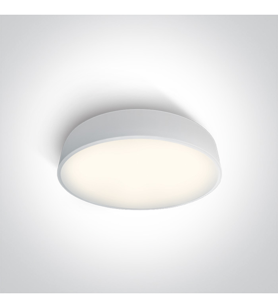 62125D/W/C biały plafon LED 4000K 25W; nieściemnia