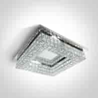 Szklana oprawa dekoracyjna LED 24W IP20 biała 6218