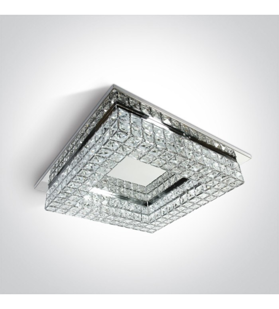 Szklana oprawa dekoracyjna LED 24W IP20 biała 6218