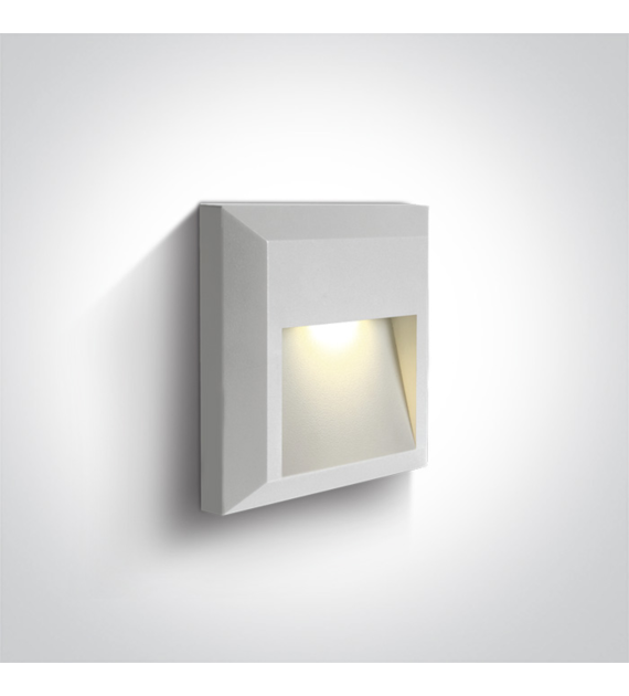 67388B/W/W biały kinkiet LED 3000K 2W IP65