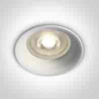 10105D2/W biały wpust z oprawką GU10 MR16 50W semi