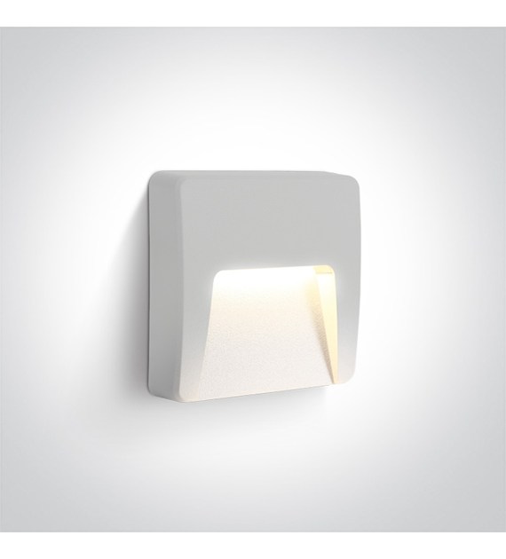 67418/W/W biały zewnętrzny kinkiet AC LED 3000K 3W