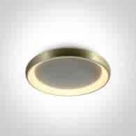 62144N/BBS/W plafon LED 3000K 50W matowy mosiądz;