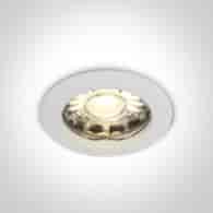 10105X/W Wpust biały z oprawką GU5.3 MR16 50W