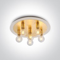 62172C/BS Dekoracyjna oprawa sufitowa E27 6x12W