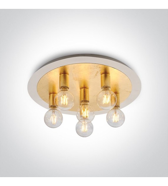 62172C/BS Dekoracyjna oprawa sufitowa E27 6x12W