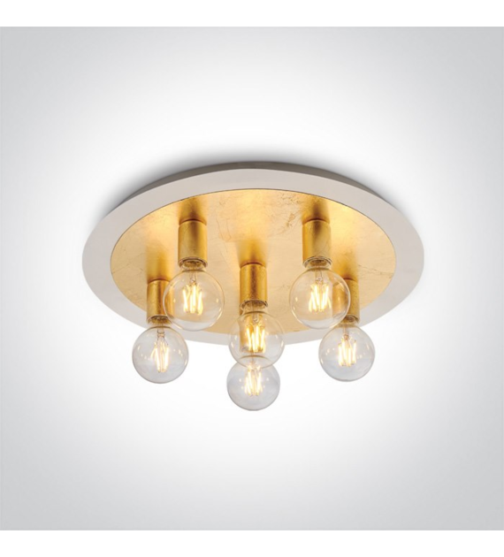62172C/BS Dekoracyjna oprawa sufitowa E27 6x12W