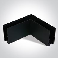 42012AB/B czarny łącznik  L  do szyny magnety.MIDI