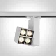 65406BT/W/W biały reflektorek track COB LED 3000K