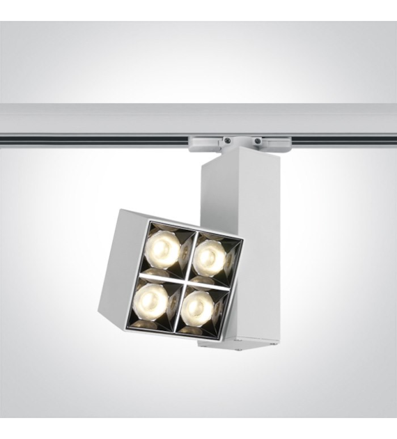 65406BT/W/W biały reflektorek track COB LED 3000K