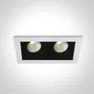 51212E/W/W biały wpust LED 3000K 2x12W dark light