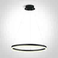 63144A/B/W Lampa wisząca czarna LED 40W IP20