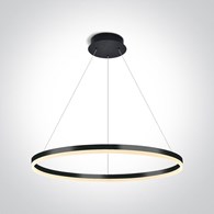 63144B/B/W Lampa wisząca Ring Black 60W/3000K/IP20