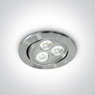 11103L/D/15 regulowany aluminiowy wpust 3W LED