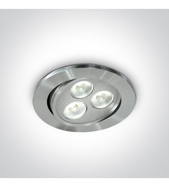 11103L/D/15 regulowany aluminiowy wpust 3W LED