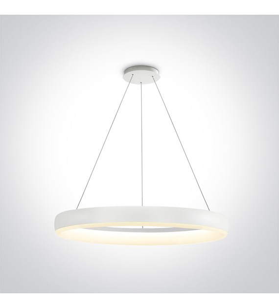 63114/W/W biała oprawa wisząca LED 3000K 40W; zasi