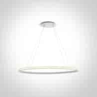 63046/W biała lampa wisząca LED 3000K 25W; zasilac