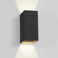 67398A/B/W czarny kinkiet LED 3000K 2x3W IP54; nie