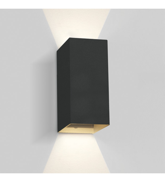 67398A/B/W czarny kinkiet LED 3000K 2x3W IP54; nie