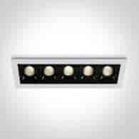 50502B/W/W Wpust Merihas 5 biały LED 3000K 5x2W