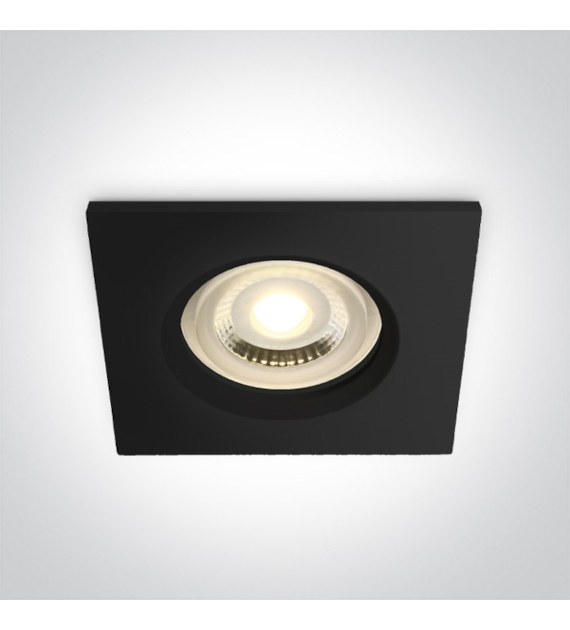 50105R1/B czarny wpust z oprawką GU10 MR16 10W IP6