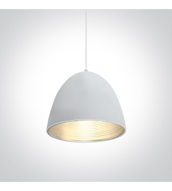 63016A/W/G biało-szara lampa wisząca E27 20W