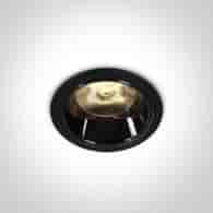 10106DC/B/W czarny wpust COB LED 3000K 6W dark lig