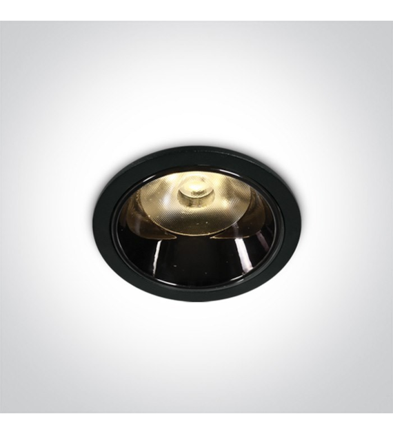 10106DC/B/W czarny wpust COB LED 3000K 6W dark lig