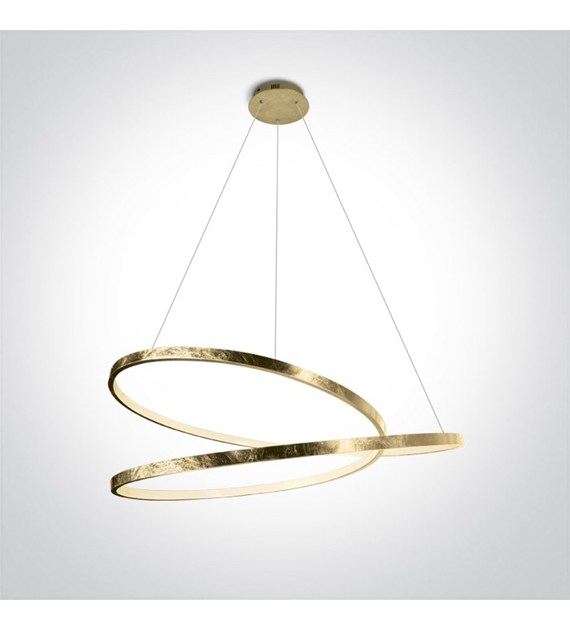 63068A/BS mosiężna lampa wisząca LED 40W 3000K