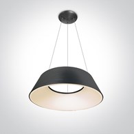 63058/BAN/W lampa wisząca w kolorze antracyt mat L