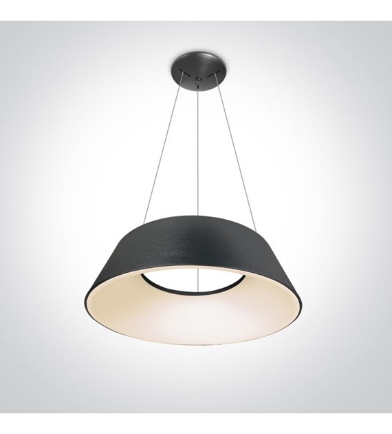 63058/BAN/W lampa wisząca w kolorze antracyt mat L