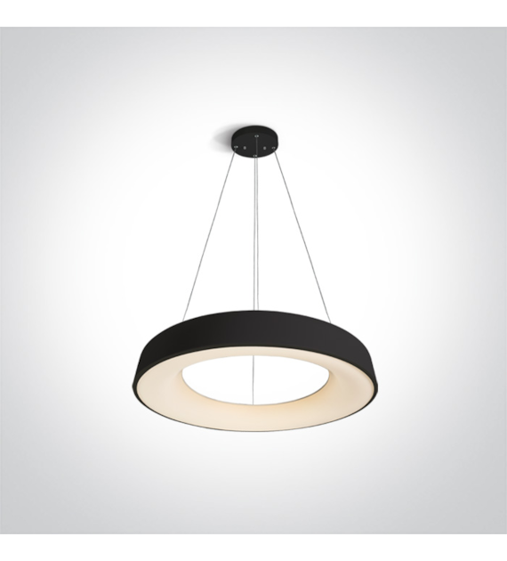 62180NB/B/W czarna lampa wisząca LED 3000K 80W; za