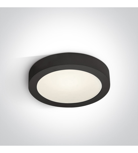 62115F/B/C czarny plafon LED IP40 4000K 16W; nieśc