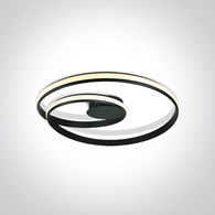 63066/B czarna lampa sufitowa LED 30W 230V 3000K;