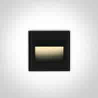 68007/B/W czarny wpust ścienny LED 3000K 1,5W; nie