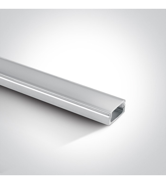 7902/W Profil aluminiowy Slim Surface 2m+ klosz PC
