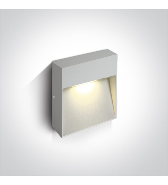 67360A/W/W biały kinkiet LED 3000K 9W IP54; nieści