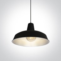 63020/B/G Lampa wisząca Kriselia czarno-szara E27