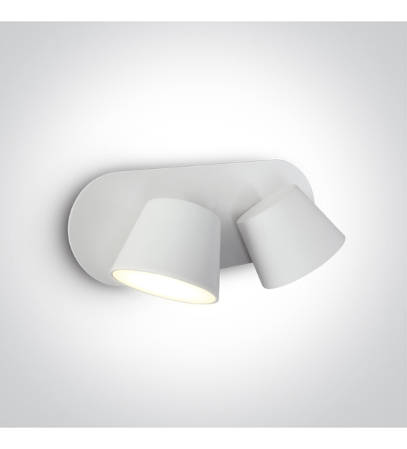 65740A/W/W biała dekoracyjna lampa 2x6W; zasilacz