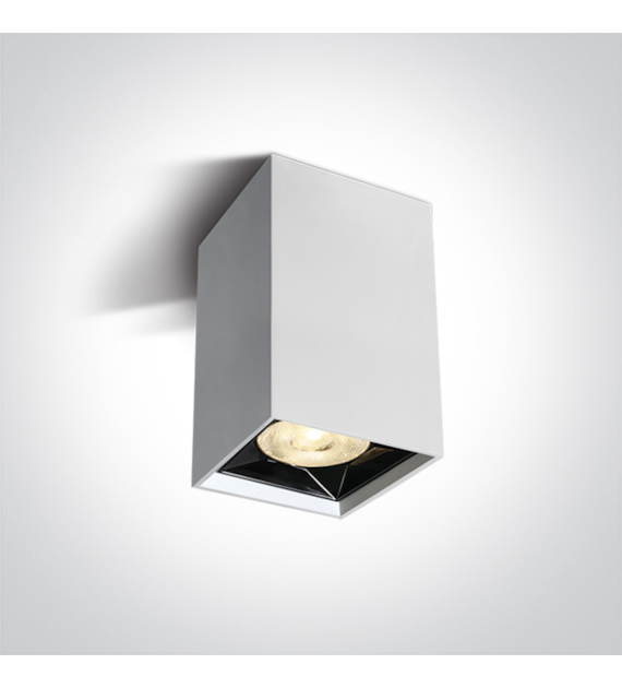 12106B/W/W  Oprawa sufitowa biała  6W 3000K IP20