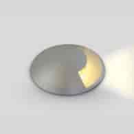 69016B/W aluminiowy wpust COB LED 3000K 3W IK10 IP