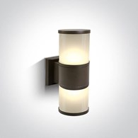 67098/BR Lampa ścienna Lauria K2 brąz 2xE27 IP54