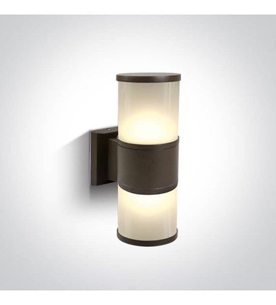 67098/BR Kinkiet ogrodowa Brążowy 2xE27 IP54 One