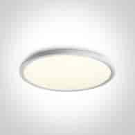 62160FB/W/C biały plafon LED 4000K 60W; nieściemni