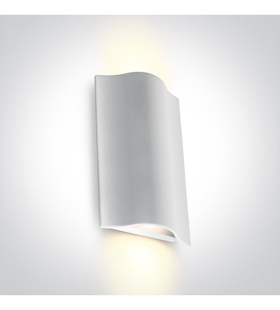 67422A/W/W  biały zewnętrzny kinkiet góra - dół CO