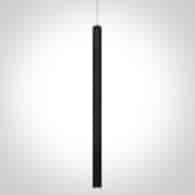 63108A/B/W Lampa wisząca 60 czarna  LED 3000K 6W