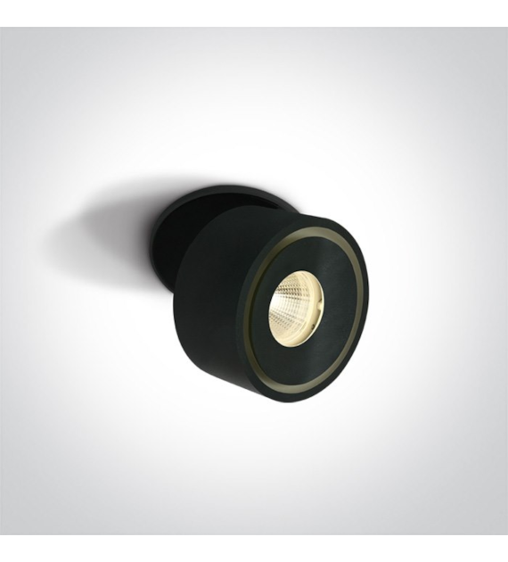 11108LA/B/W czarny wpust COB LED 3000K 8W; zasilac